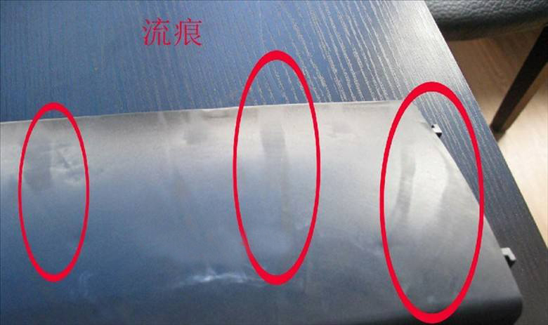 透明PVC片材流痕